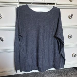 grey old navy sweater